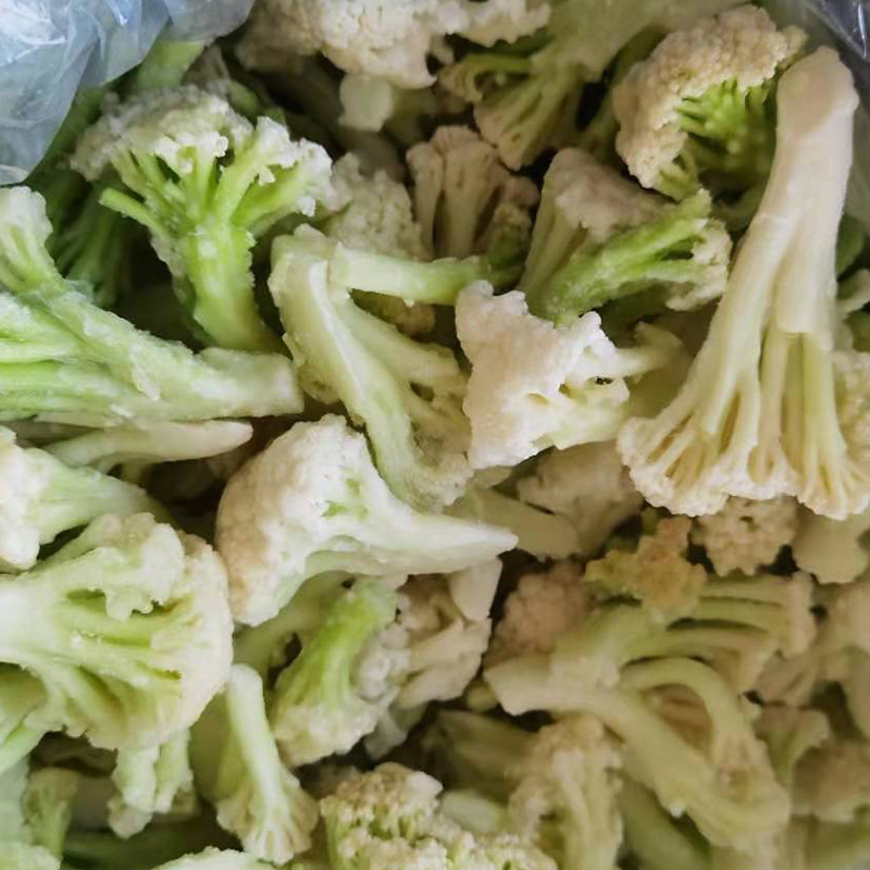Frozen White Cauliflower, Quick-Frozen Green Stem Cauliflower, Group Meal, Fast Food Hotel, Large Batch Supply