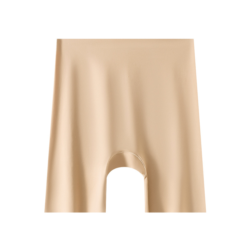 Factory Direct Sale Summer Thin Liquid Foundation Base Safety Shorts for Women Anti-Exposure High-Waist Tummy Control Invisible Seamless Panties