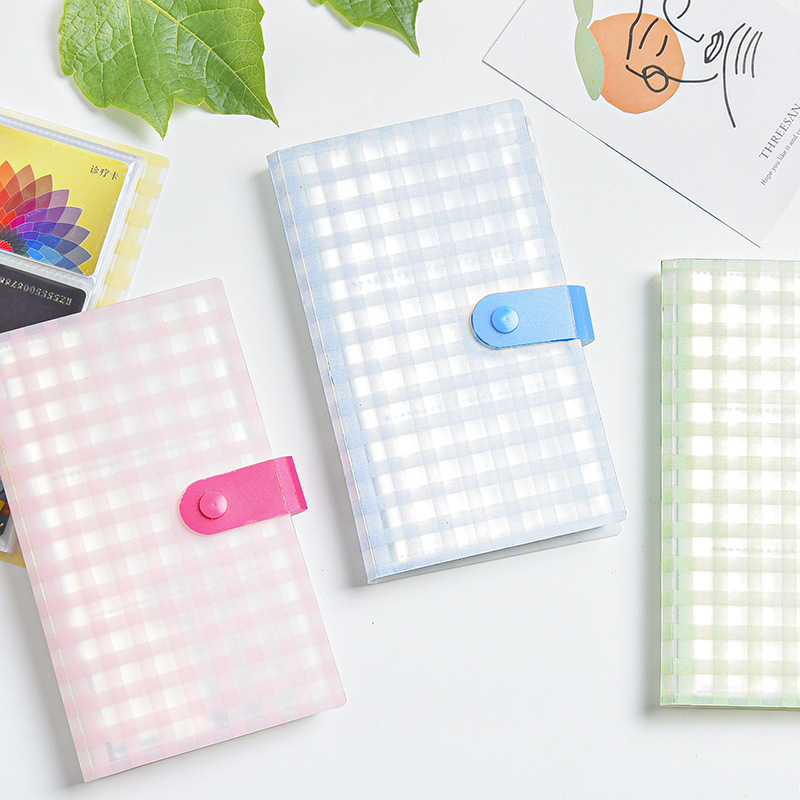 Cross-border foreign trade snap button 3 inch small card to shoot up the star photo character card storage book cartoon business card folder wholesale