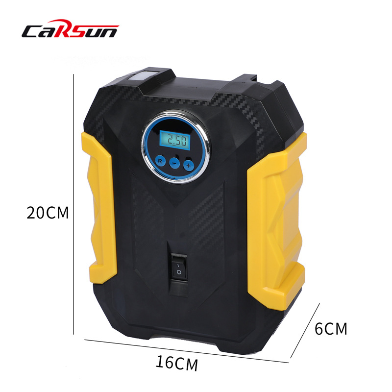 Car air pump digital display lighting tire electric car air pump mini smart portable car air pump