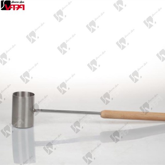 Foreign trade sauna stainless steel spoon 275ML Beauty Salon SPA Club dry steaming room spoon for water spraying