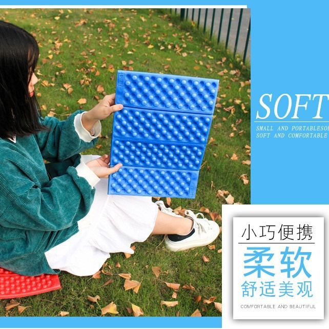Moisture-Proof Cushion Xpe Park Cushion Hiking Foldableable Portable Honeycomb Cushion Egg Trough Foam Floor Mat