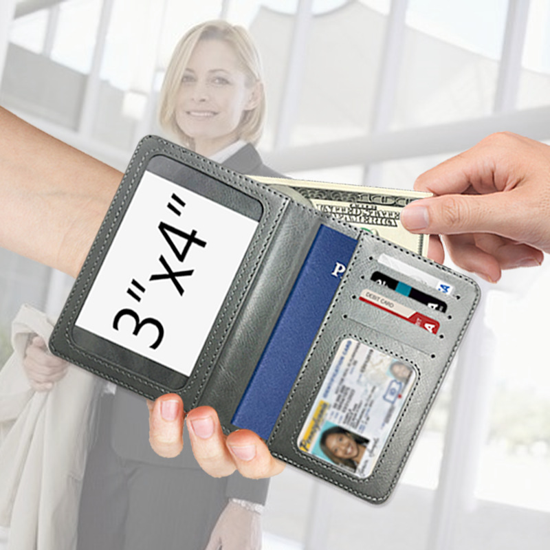 Customized Multifunctional American Passport Strap Passport Protective Cover Dollar Bill Holder Vaccine Card Holder Passport Holder Oem