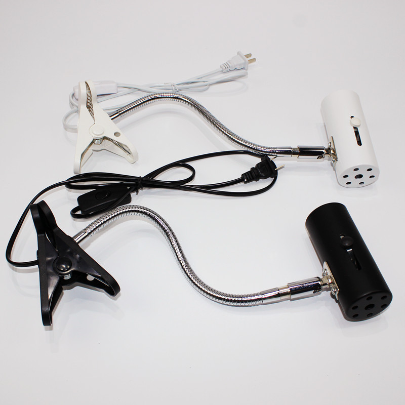 Crawler lamp holder pet lamp holder heating lamp holder Sun bulb drying table turtle pot temperate switch clip lamp