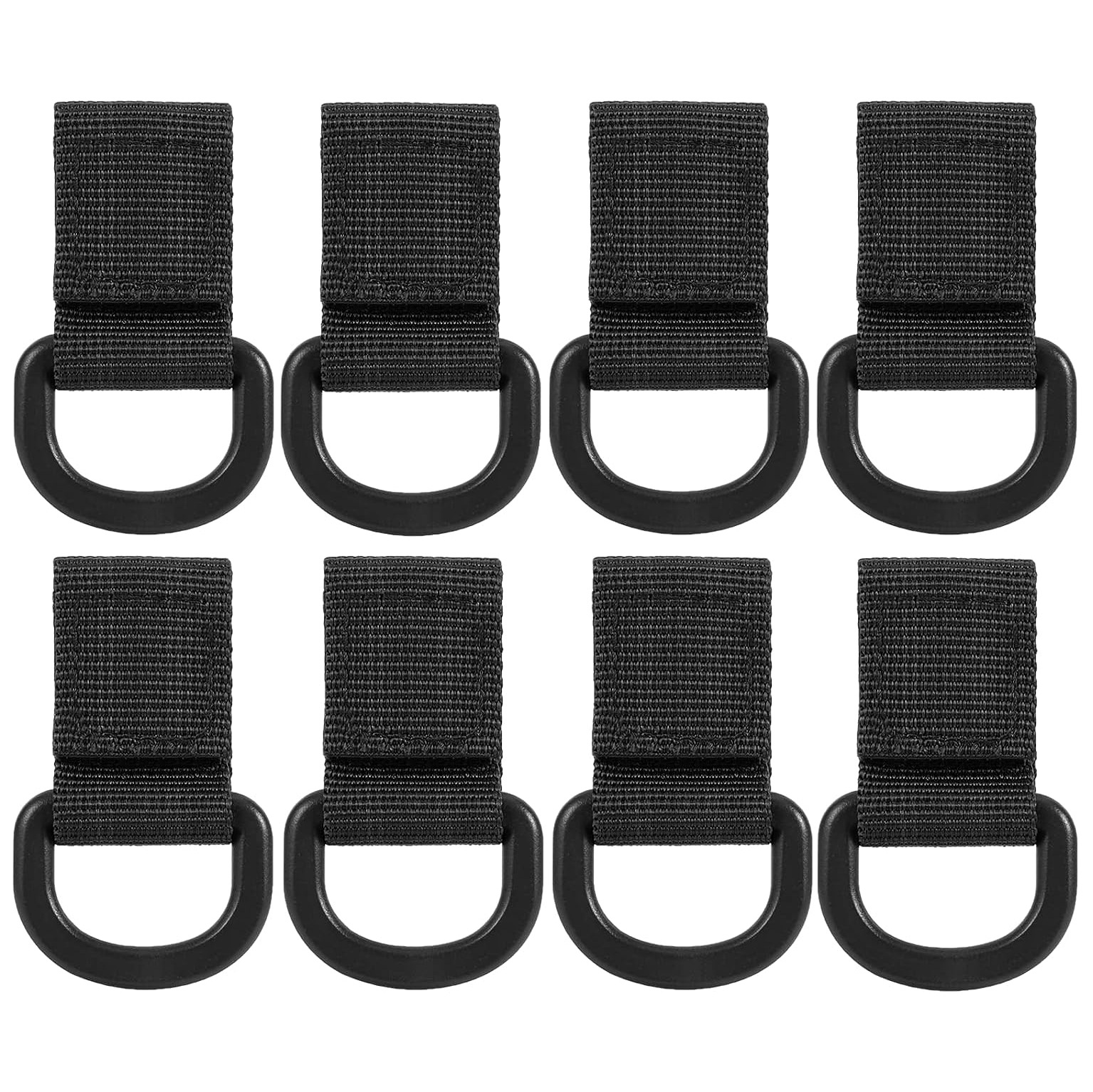 Tactical D-ring entrainment hook and loop backpack accessories kettle keychain adapter Molle webbing accessory belt