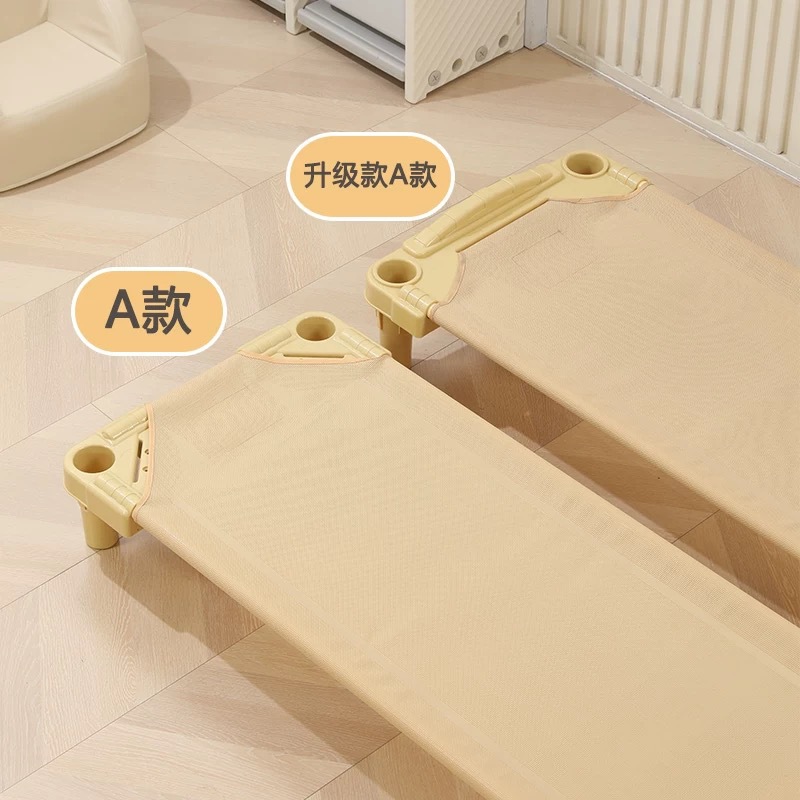 Children's Early Education Single Nap Portable Breathable Folding Bed Kindergarten Nap Special Imported Thickened Reinforced Mesh Bed