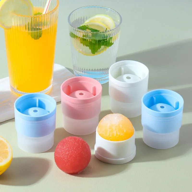 Ready-Made Silicone Ice Ball Maker Round Ice Tray Mold Homemade Whiskey Ice Ball Mold Ice Tray Ice-Making Tool