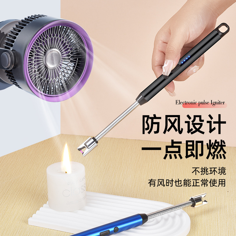 Factory wholesale Type-rechargeable lighter igniter kitchen gas stove extension hose 360 free rotation