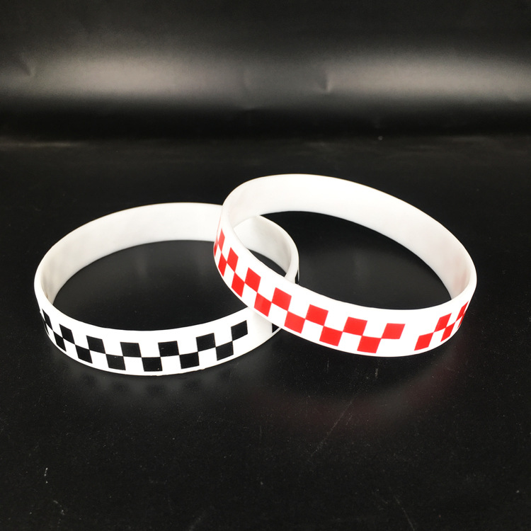 Factory direct silicone bracelet color optional logo can be set a large number of wholesale printing lettering rubber bracelet wristband