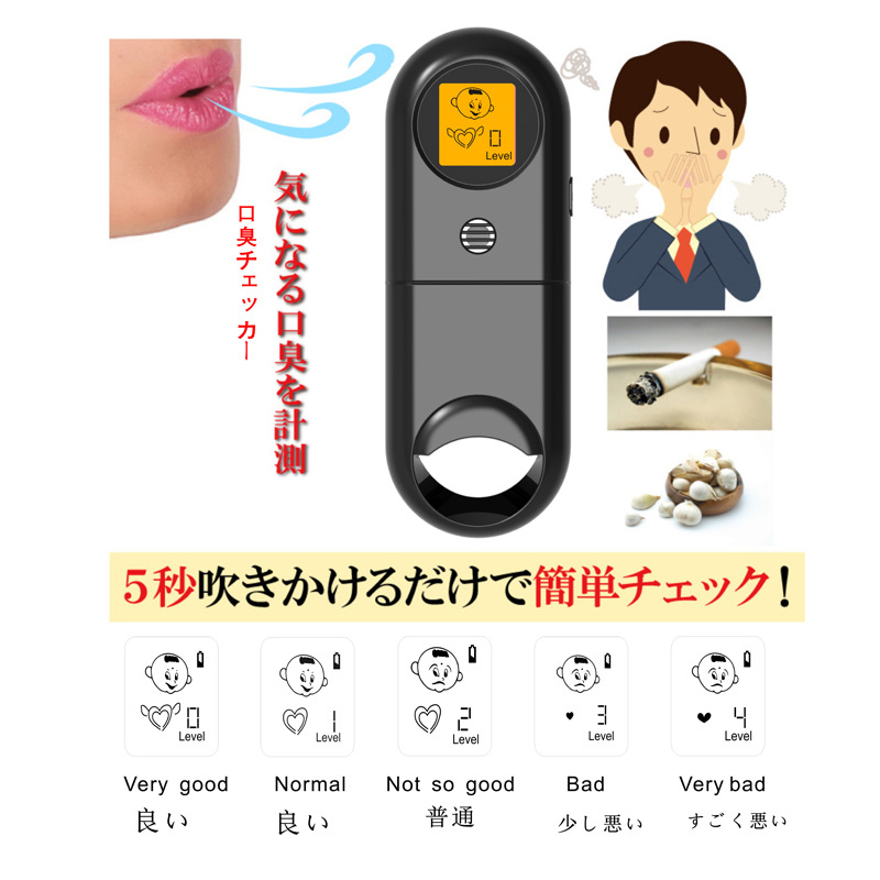 Japanese Bad Breath Detector; Breath Tester