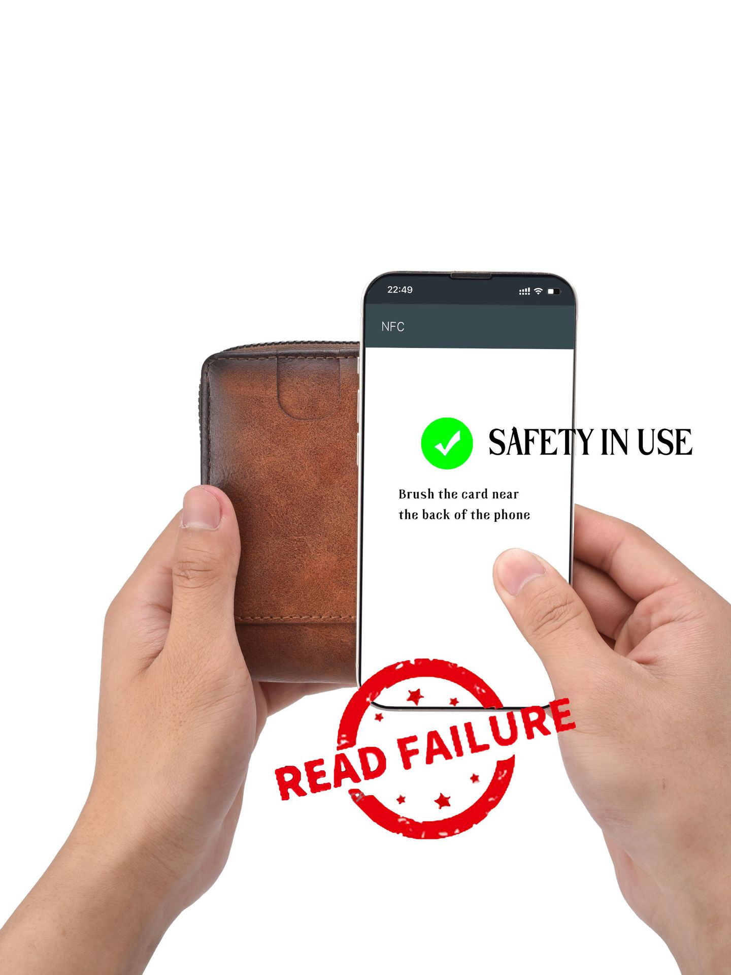 Retro Men's Card Holder Anti-Theft Rfid Multi-Card Slot Zipper Wallet Wholesale Large Capacity Men's Wallet Coin Purse