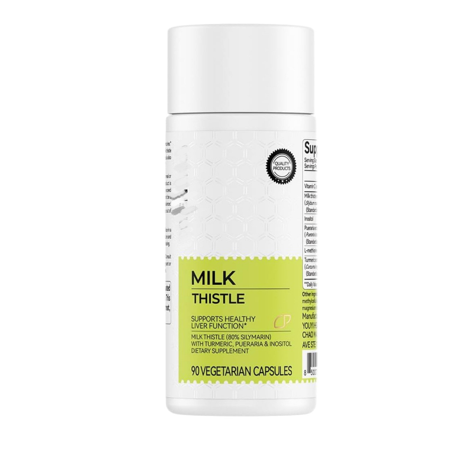 Kindergarten Amazon Cross-Border Popular 90 Capsules of Cleansing Capsules Milk Thistle 300 Mg Extract Milk Thistle