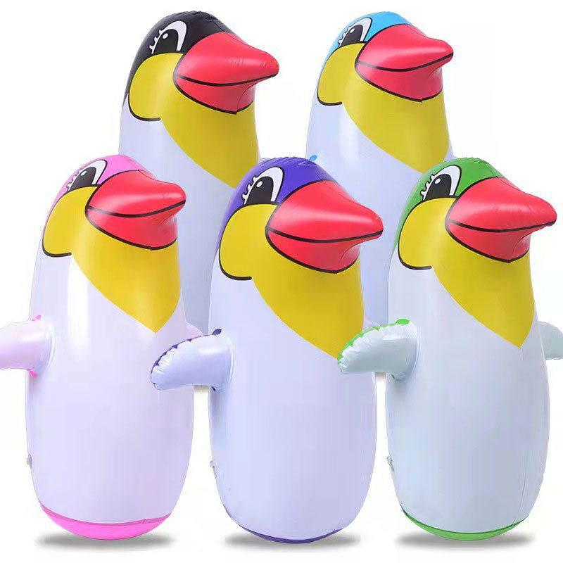 Inflatable Tumbler Toy Baby Large Boy and Girl Kidsren Baby Boxing Penguin Sandbag Educational Toy 3 Years Old 6