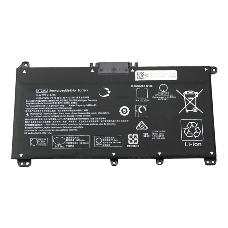 SuItable for HP HT03XL TPN-I130 Q207 Q208 Q209 C135 I130 Laptop Battery