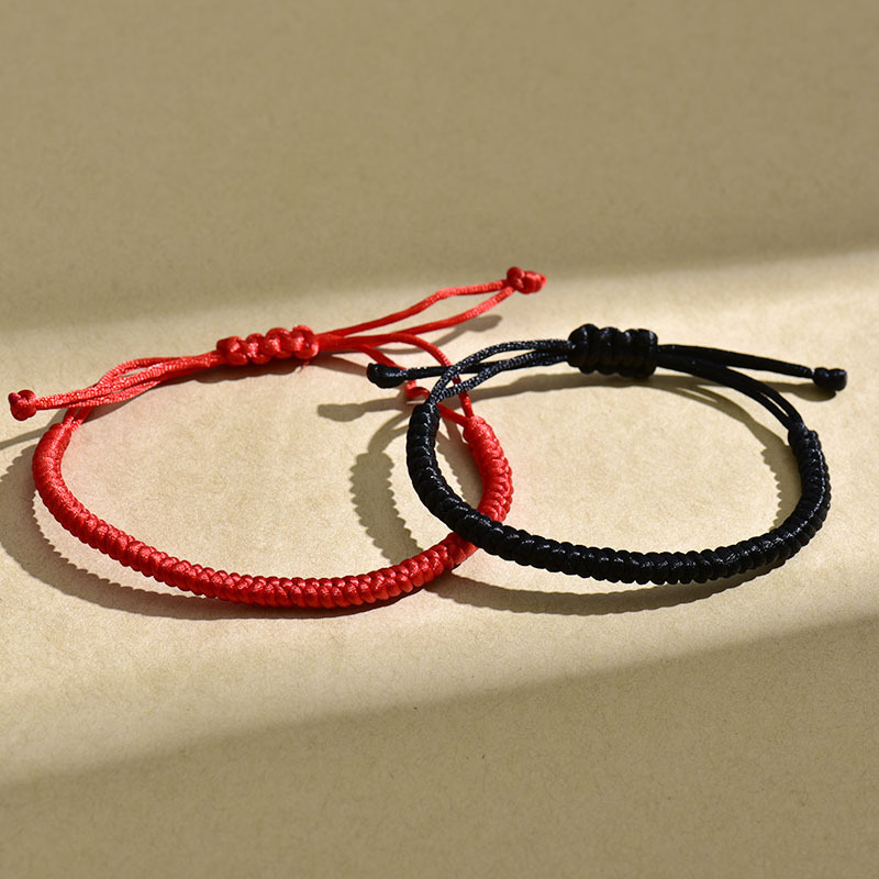 Xiao Zhan Red String Bracelet Year of the Snake Zodiac Year Handmade Woven Light Luxury Niche Exquisite Non-Fading Unisex Couple Trendy