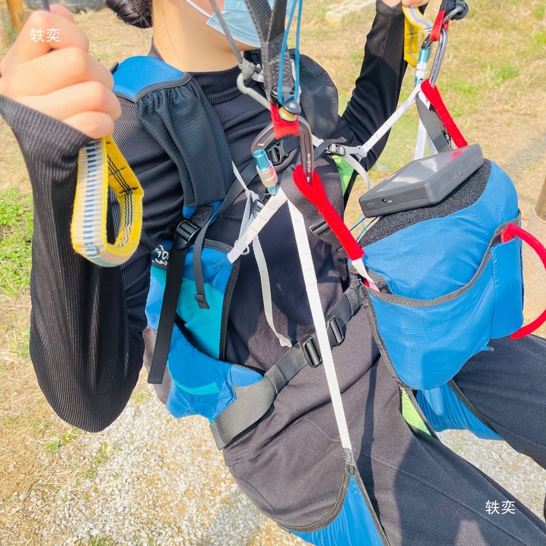 [Fly+] Paraglider Bikini Seat Bag with Main Hook Backpack Accelerated Flight Platform