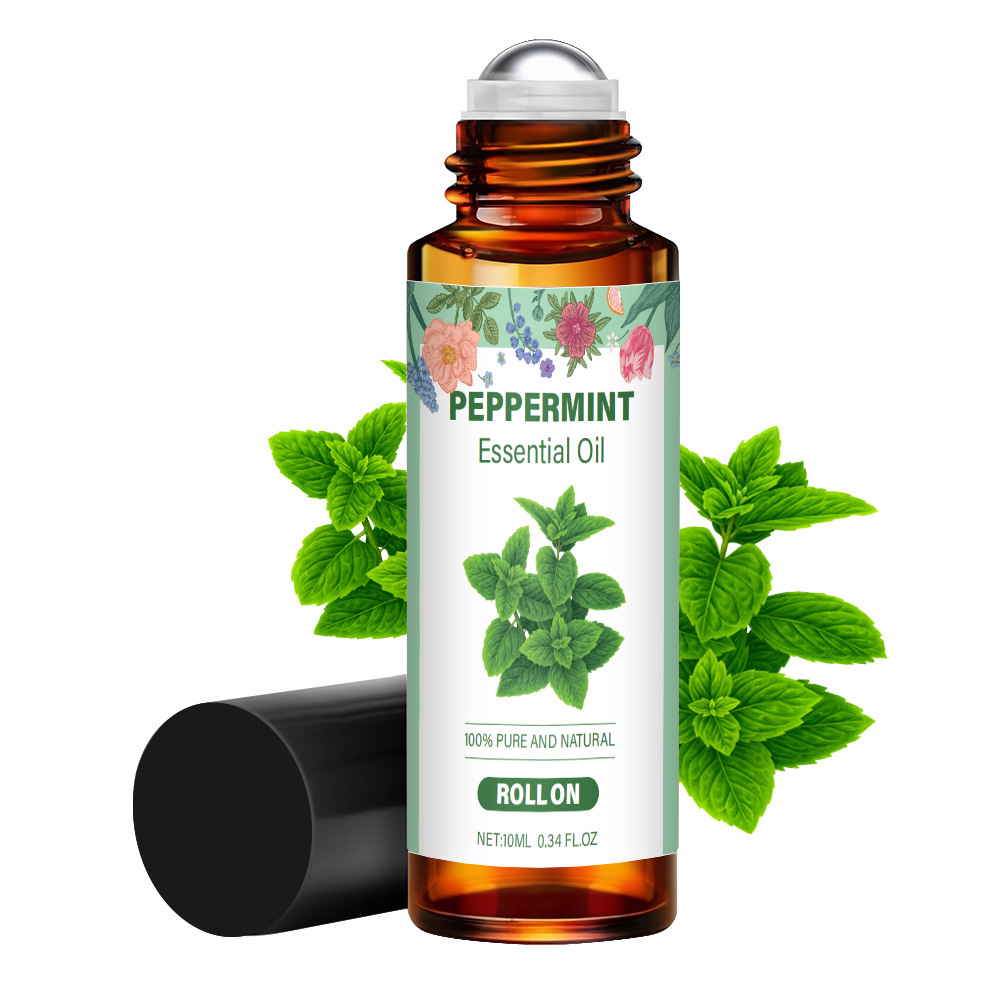 Cross-Border Hot-Selling Roller Ball Essential Oil Combination Portable Deodorant Essential Oil Fire-Free Aromatherapy Fragrance Long-Lasting Source Manufacturer Wholesale