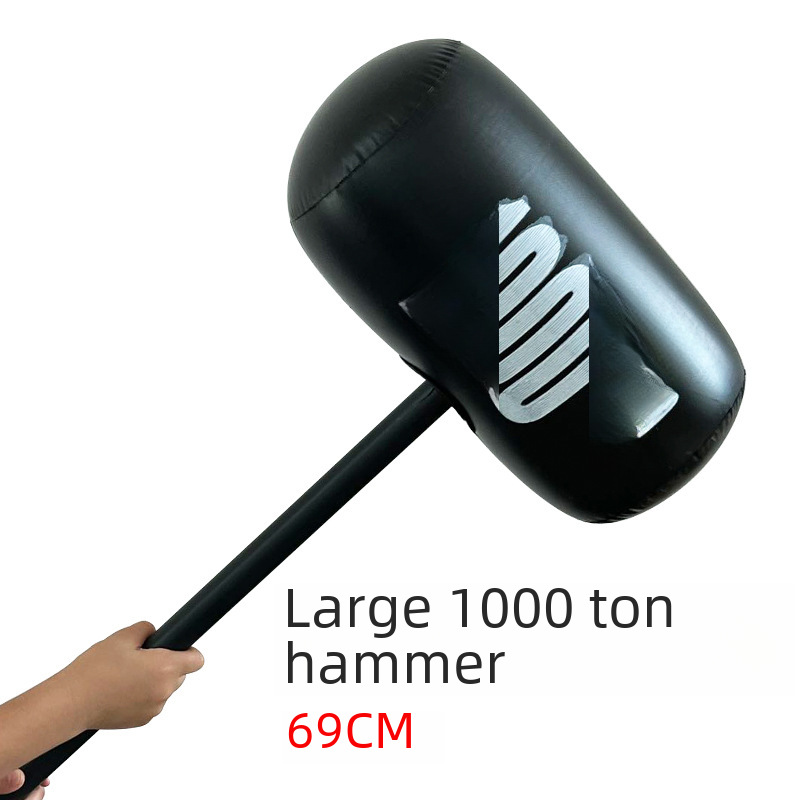 Inflatable Hammer inflatable hammer inflatable toys non-destructive punishment game props hammer thousand ton hammer wolf tooth hammer