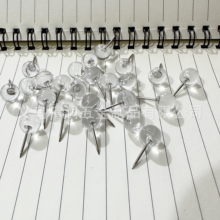 Transparent rose gold ball nail 9.5mm color Art nail painting drawing nail Cork message board special Earth nail