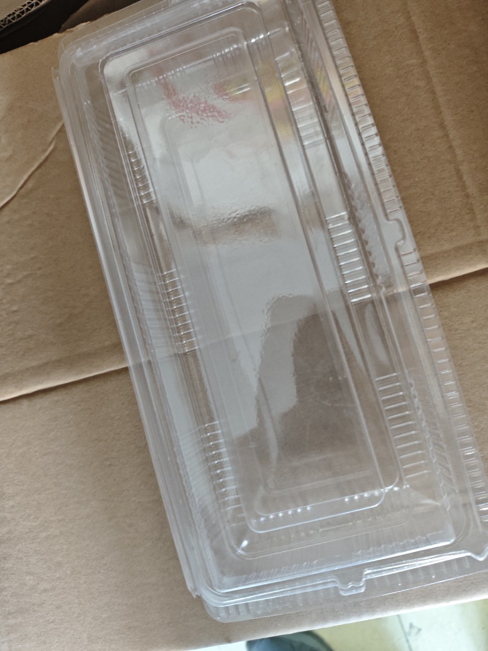 Disposable Western Pastry Storage Box Baking Cake Plastic Storage Box Packaging Box Large Capacity Lamb Slice Box