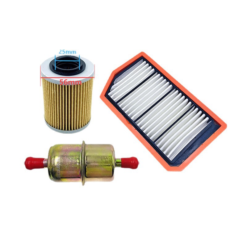 Aftermarket Oil Filter, Air Filter, and Fuel Filter Set Odes Atv21170101731
