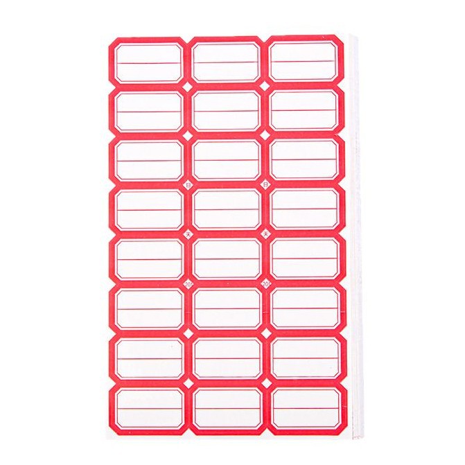 Self-adhesive label paper 50 blank handwritten classification label stickers price stickers self-adhesive name stickers mouth paper