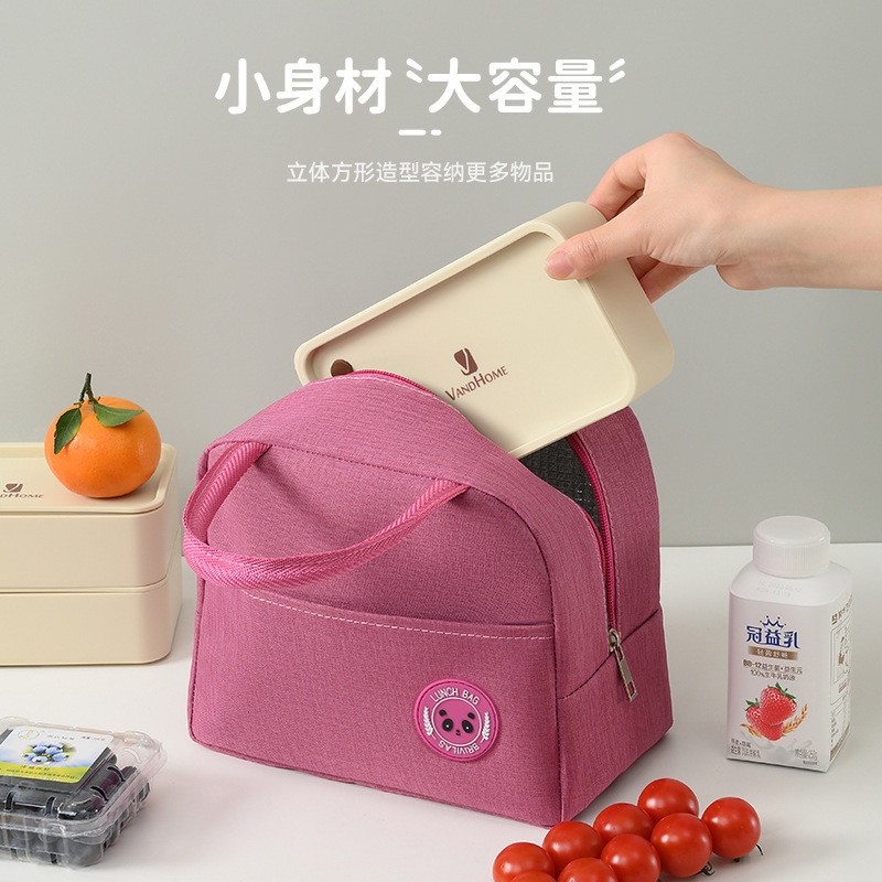 Factory wholesale thermal insulation bag waterproof fresh aluminum foil lunch box bag work Portable Primary School student lunch bag travel ice bag