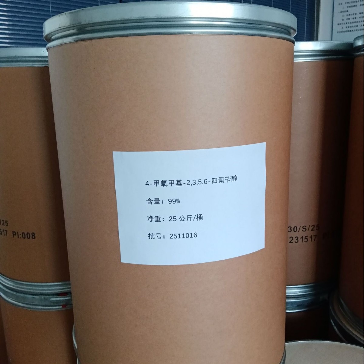 Changzhou Tianze Chemical Factory Price Sale 4-Methoxymethyl-2,3,5,6-Tetrafluorobenzyl Alcohol 99%