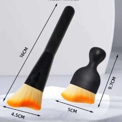 New beauty brush wave makeup brush car interior short pile brush car cleaning air conditioning air outlet cleaning brush