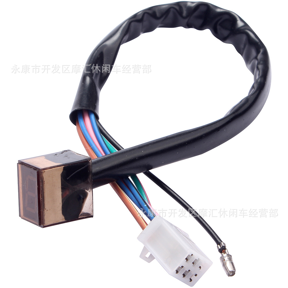 Мотоцикл ATV четырехколесные аксессуары для скейтборда LED цифровой индикатор передачи дисплей сенсор переключателя