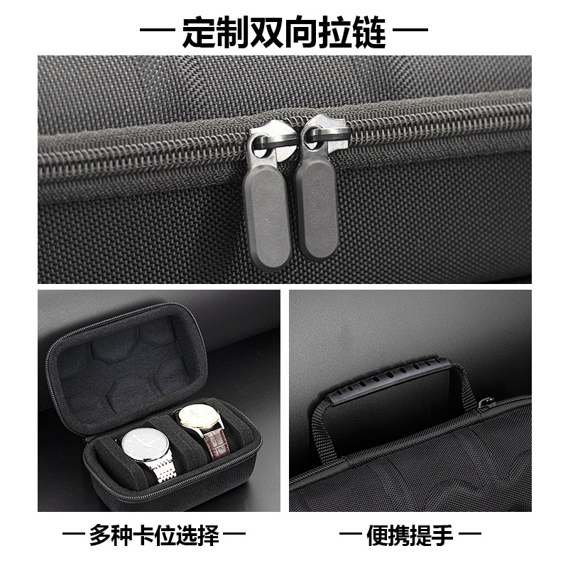 Eva Watch Bag Suitable for Apple Huawei 5 Card Slots Sponge Anti-Fall Watch Mechanical Smart Watch Cosmetics Bag