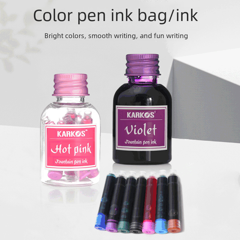 Pen Ink Sac Color Replaceable Disposable Ink Sac Mini Plastic Bottled Ink Universal Ink Sac Wholesale