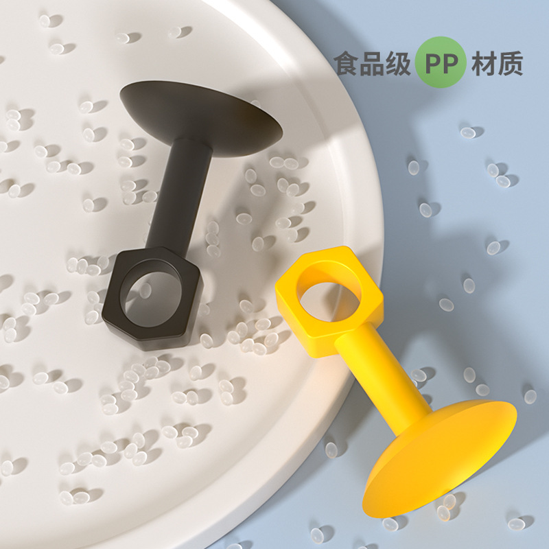 Silicone Door Suction Door Handle Anti-collision Mat Toilet Punch-free Plastic Rubber Door Touch Toilet Door Top Silent Door Stop