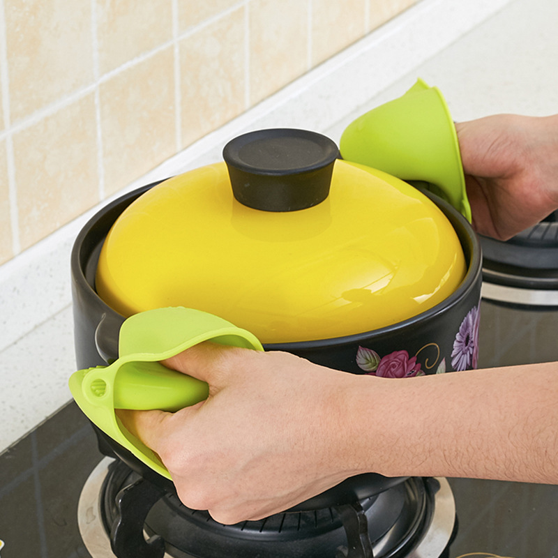 Wholesale baking heat insulation anti-scalding gloves kitchen tools oven hand clip household microwave oven baking high temperature gloves