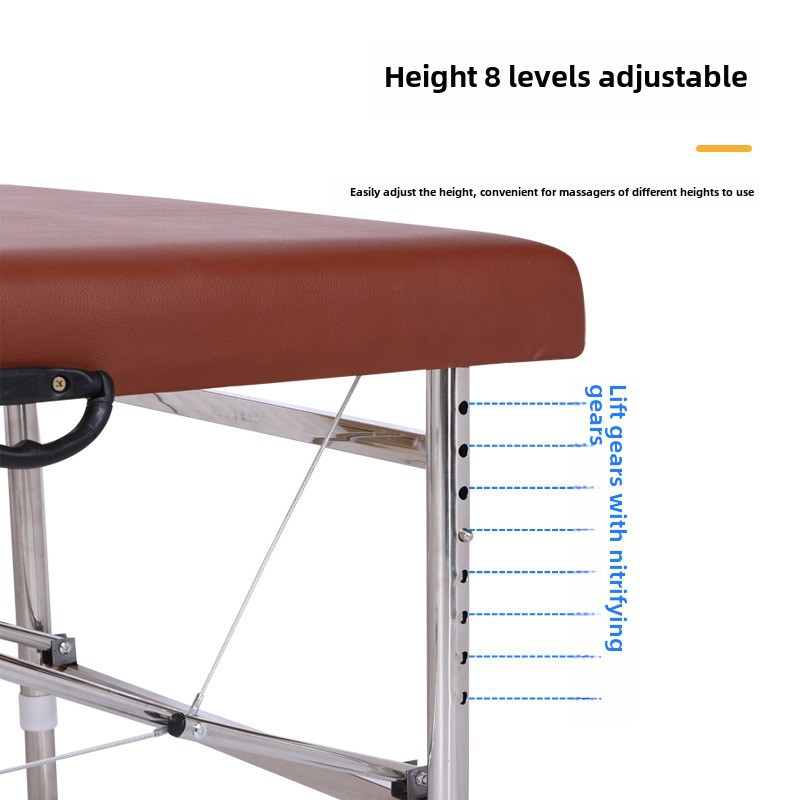 Lifting Portable Folding Beauty Bed Manufacturer Wholesale Original Point Massage Bed Moxibustion Bed Sponge Examination Bed