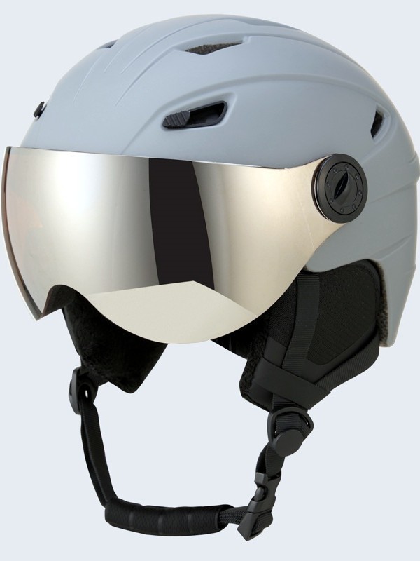 Cross-border 2024 new ski helmet snow goggles integrated outdoor sports adult single and double board warm snow helmet wholesale