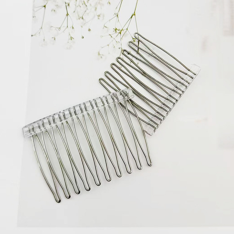 Korean Style Bride 7-Tooth 10-Tooth Stainless Steel Hair Accessories Hair Comb Insert Comb Hair Insert Bangs Comb Hair Accessories Wholesale