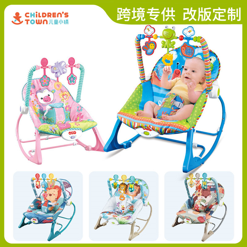Горячая распродажа игрушек-качалок для детей 1-3 года, электрическая музыкальная качалка для убаюкивания, оптовая продажа