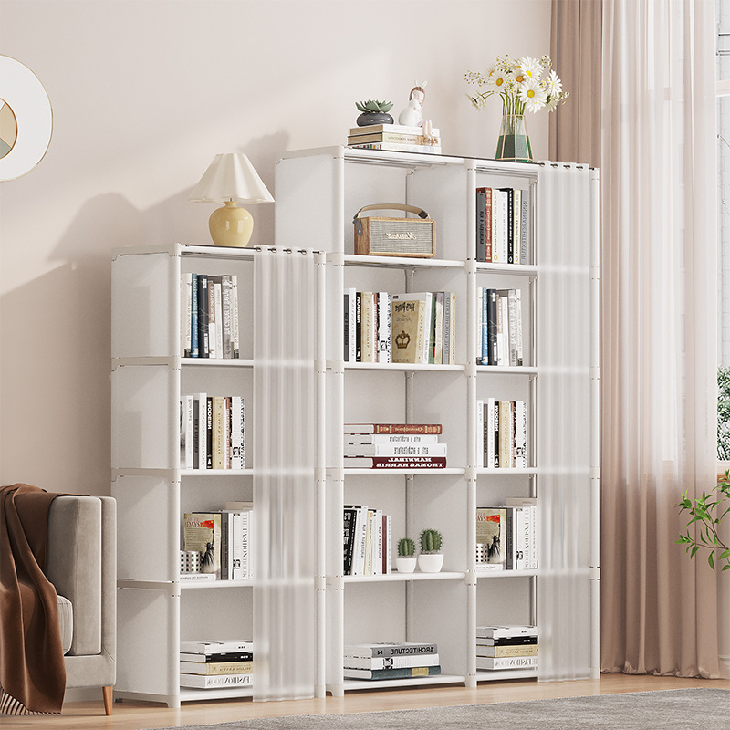 Cross-Border Simple Dust-Proof Children's Student Bookcase Rental Room Storage Locker Student Dormitory Floor-Standing Storage Wardrobe