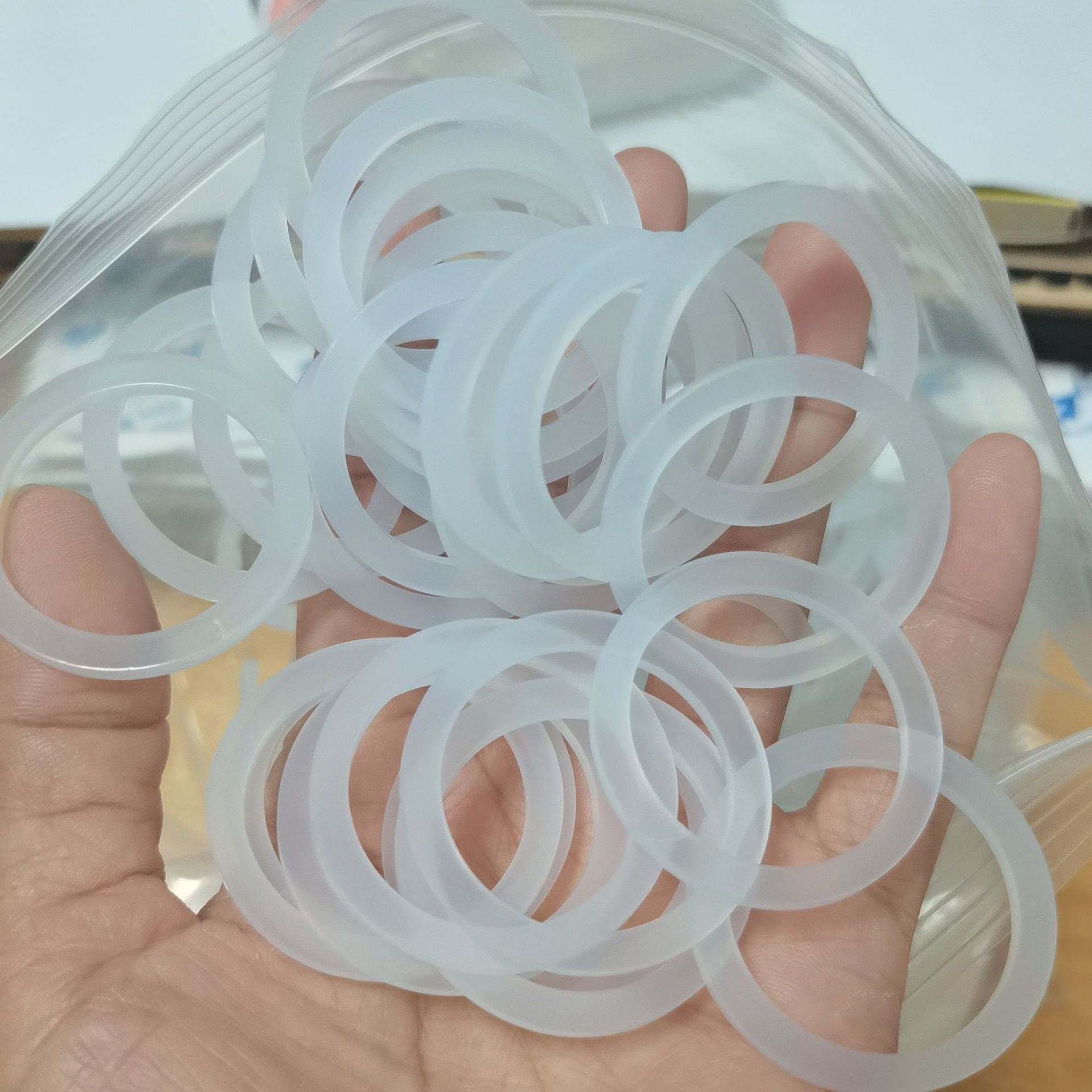 FDA Food Grade Silicone Gasket O Type Waterproof Sealing Silicone Gasket High Temperature Resistant High Transparent Silicone Gasket