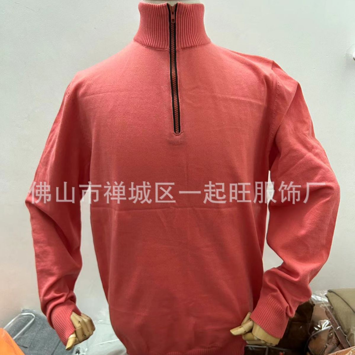 Cross-Border Exclusive Supply 2024Amazon Independent Station Export Men's Popular Sweater Base Men's Warm Sweater in Stock