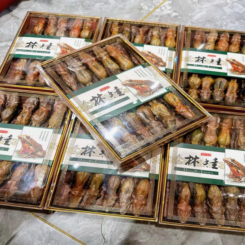 Longbai Mountain Specialty Dried Frog, Dried Toad, Snow Toad, Whole Dried Frog Oil Capsules, Food Bulk Wholesale Gift Box
