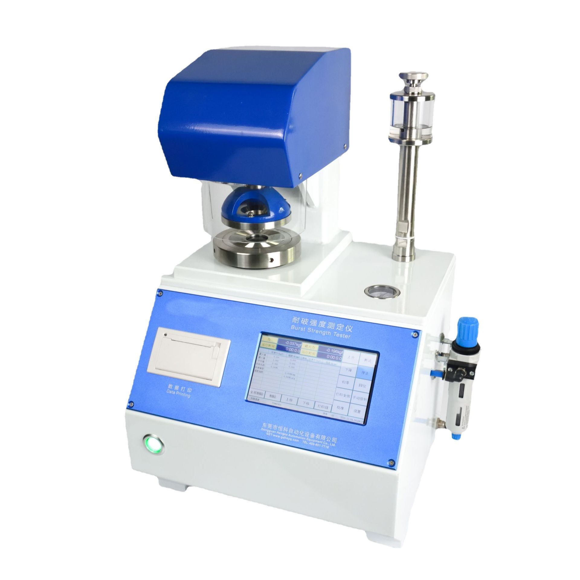 Intelligent Electronic Break Resistant Carton Strength Testing Machine Cardboard Burst Tester Crack Tester Detector Equipment