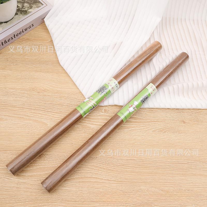 50CM Sunken Wood Rolling Pin Weighted Solid Wood Rolling Pin Household Rolling Pin Dumpling Skin Stick Noodle Stick Spot Wholesale