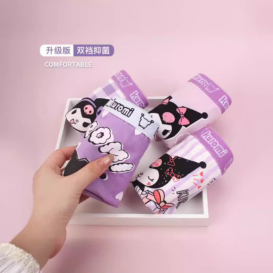 Зимние девичьи боксеры из хлопка класса А, треугольные безопасные штаны для малышей, оптовая продажа для детей начальной школы