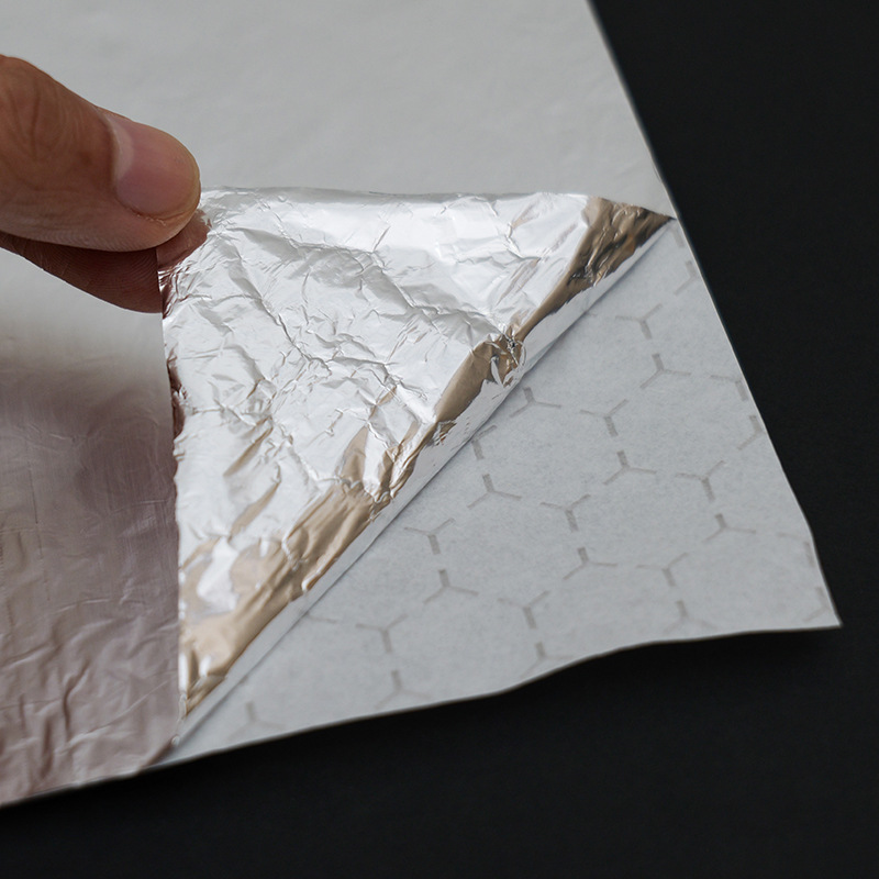 Disposable Aluminum Foil Wrapping Paper Food Grade Takeaway Fried Chicken Packaging Insulation Tin Foil Honeycomb Aluminum Foil Burger Paper