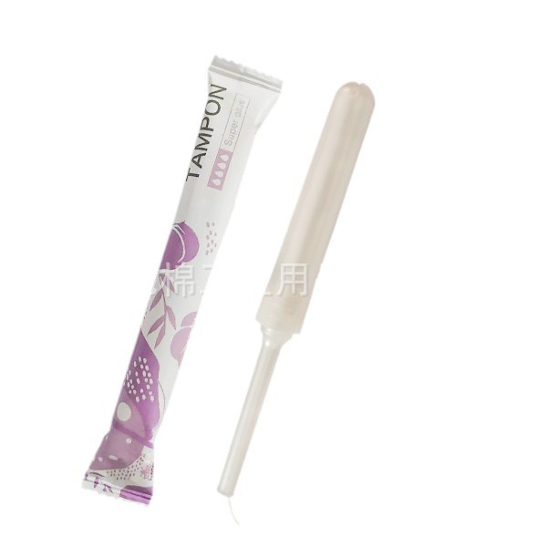 Large Flow Tampon Catheter Type Built-In Sanitary Napkin Female Menstrual Cup Aunt Napkin Manufacturer Cross-Border Supply