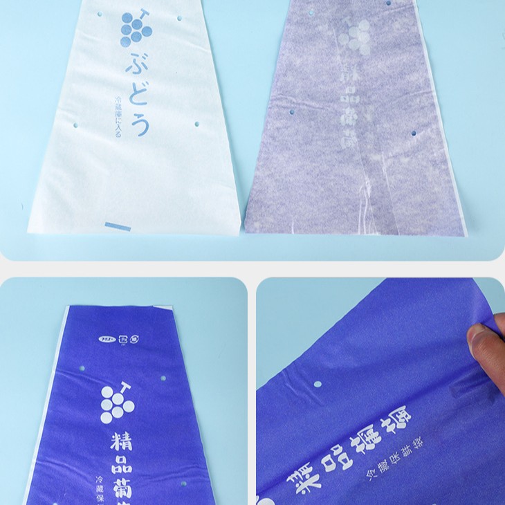 Sunshine Rose Grape Packaging Bag Transparent Anti-Fog Sunny King Grape Packaging Bag Paper and Film Integrated Fruit Bag