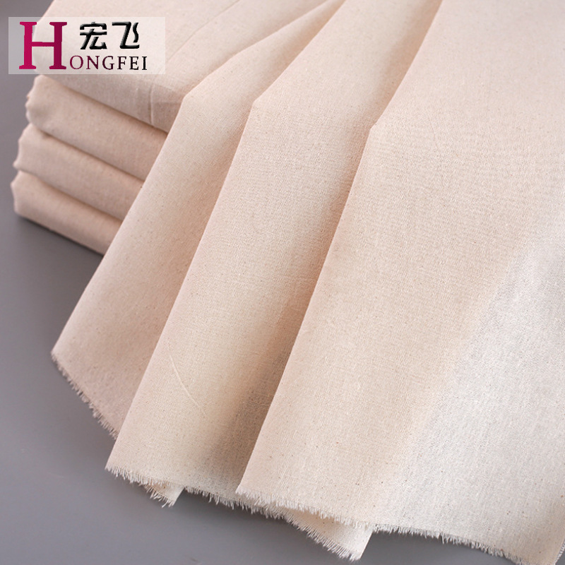 Manufacturer Wholesale Gray Cloth Pure Cotton White Cloth Thickeneded Gray Cloth Clothing Vertical Cotton Cloth Design Pattern Making Cotton Cloth White Gray Cloth