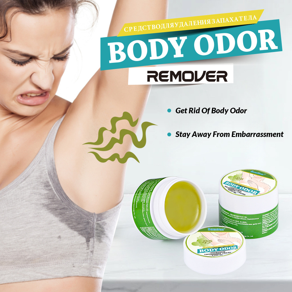 Sumifun Body Odor Cream Armpit Odor Cream Amazon Cross-Border Foreign Trade Plaster Body Odor Herbal Body Deodorant K20030